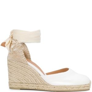 NWOB Castañer Carina wedge espadrilles White Size 39
